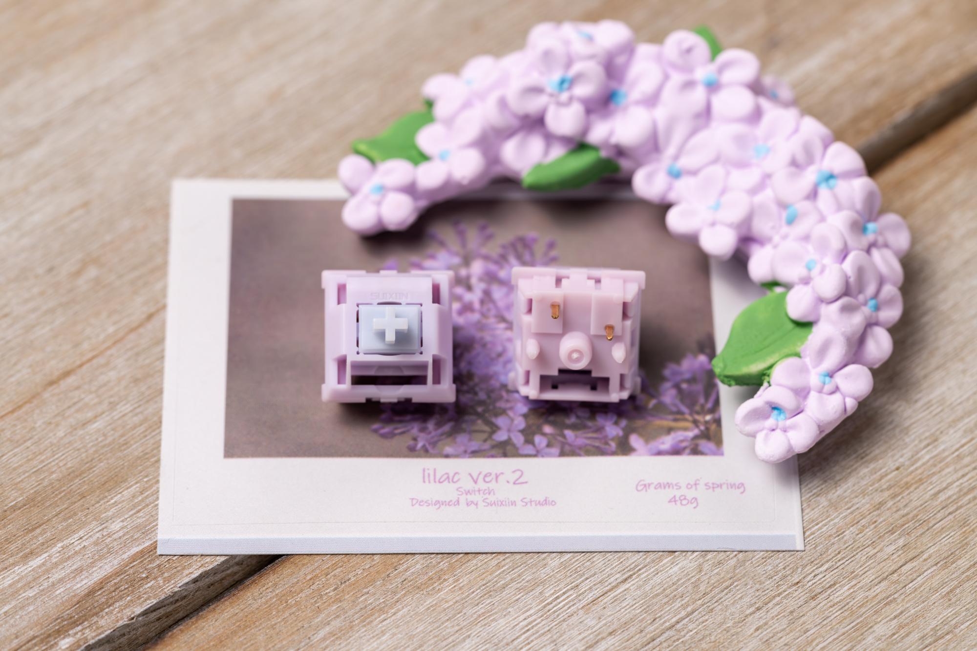 In-stock] Suixiin Studio Lilac Linear Switch V2 – ClickClack