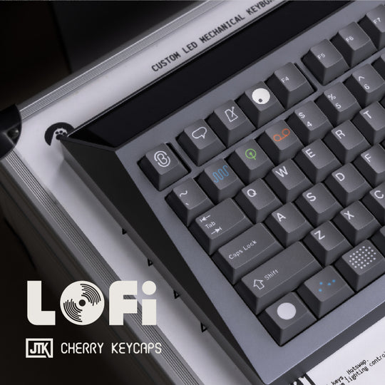 [In-stock] JTK LOFI Cherry Profile Doubleshot ABS Keycap Set