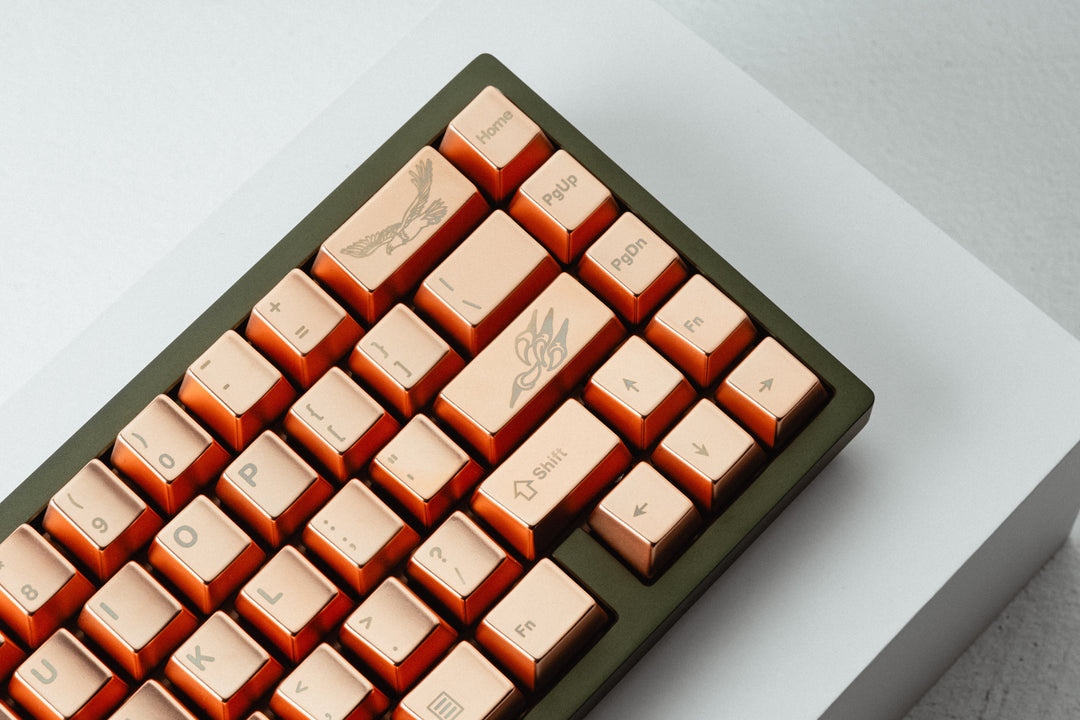 [Group Buy] Awekeys Copper Eagle Full Metal Keycaps