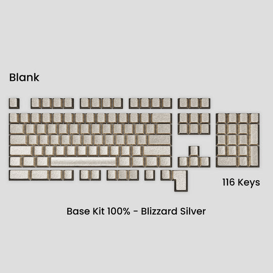 [GB] Awekeys Wild Ice Metal Keycaps Set