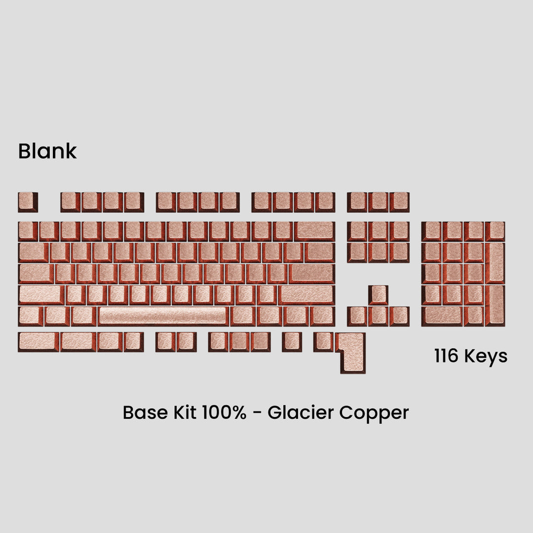 [GB] Awekeys Wild Ice Metal Keycaps Set