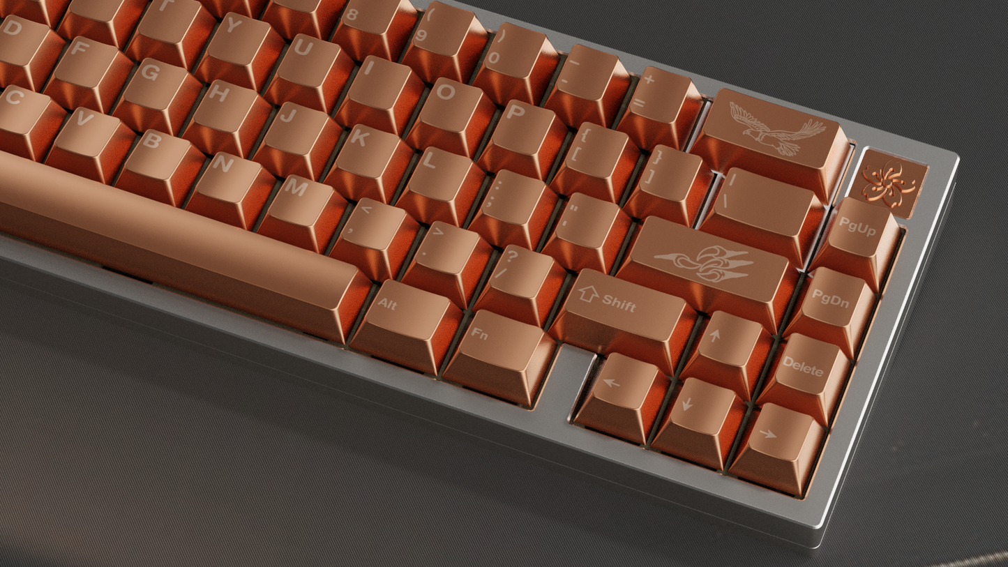 [Group Buy] Awekeys Copper Eagle Full Metal Keycaps