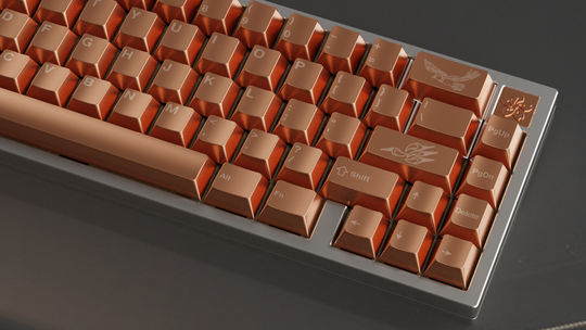 [Group Buy] Awekeys Copper Eagle Full Metal Keycaps