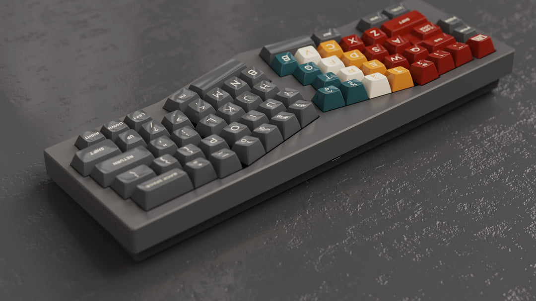 JTK HSA Eccentric ABS Doubleshot Glossy Surface Keycap Set