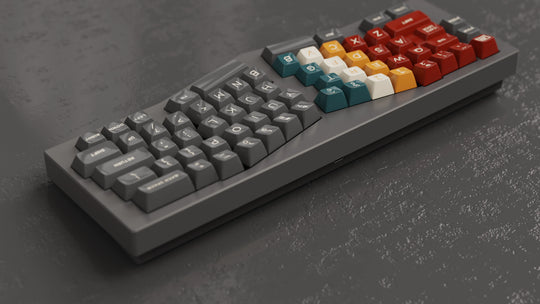 JTK HSA Eccentric ABS Doubleshot Glossy Surface Keycap Set