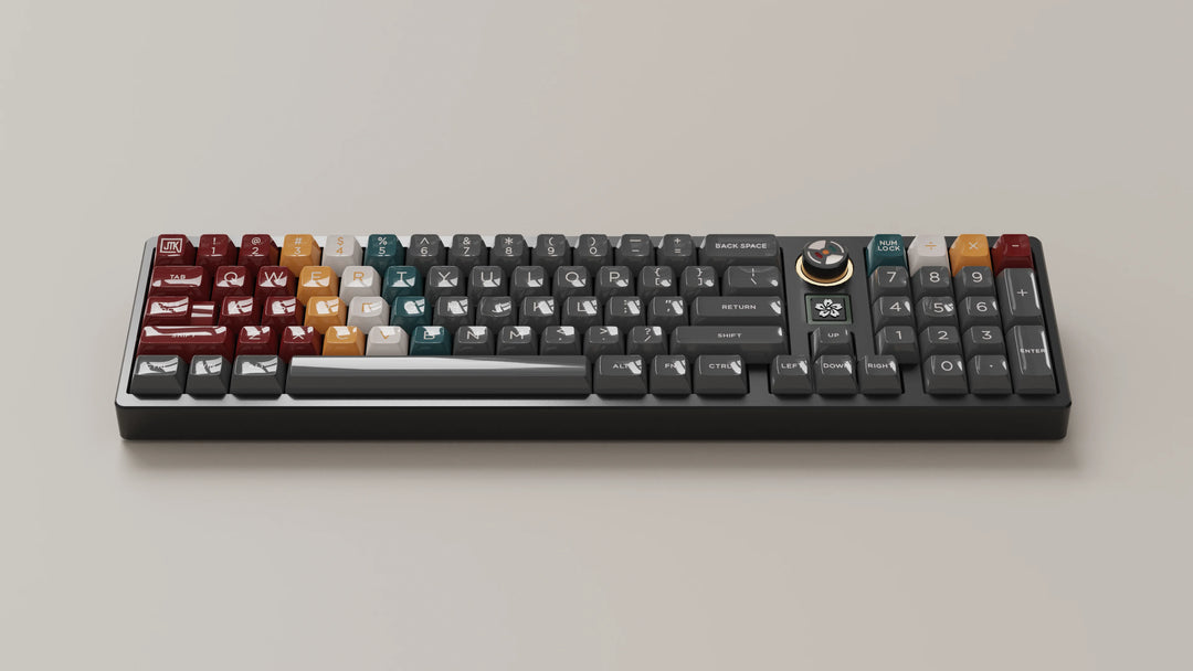 JTK HSA Eccentric ABS Doubleshot Glossy Surface Keycap Set