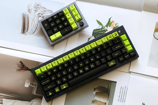 [In-stock] JTK TOXIC HSA Profile ABS Doubleshot Glossy Surface Keycap Set