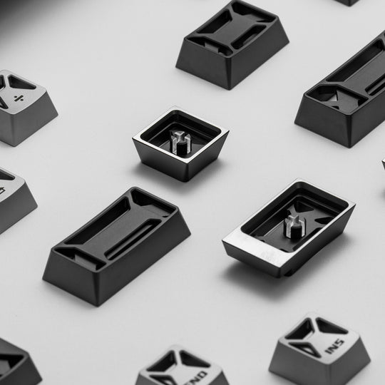 [GB]NOOIR N² Metal Keycaps | Aluminum Alloy CNC Machined | Anodized | Hollow Design