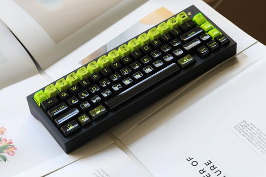 [In-stock] JTK TOXIC HSA Profile ABS Doubleshot Glossy Surface Keycap Set