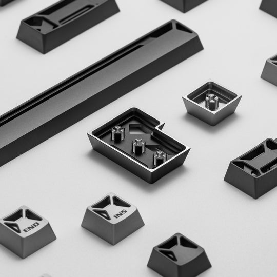 [GB]NOOIR N² Metal Keycaps | Aluminum Alloy CNC Machined | Anodized | Hollow Design