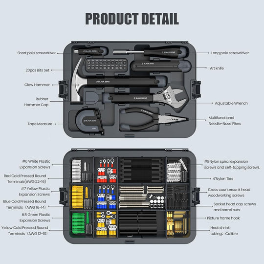 BLACKZERO™ Modular 3-in-1 Toolbox System