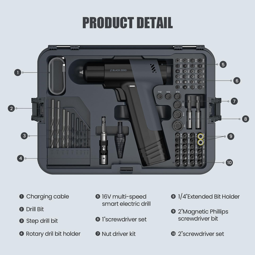 BLACKZERO™ Modular 3-in-1 Toolbox System