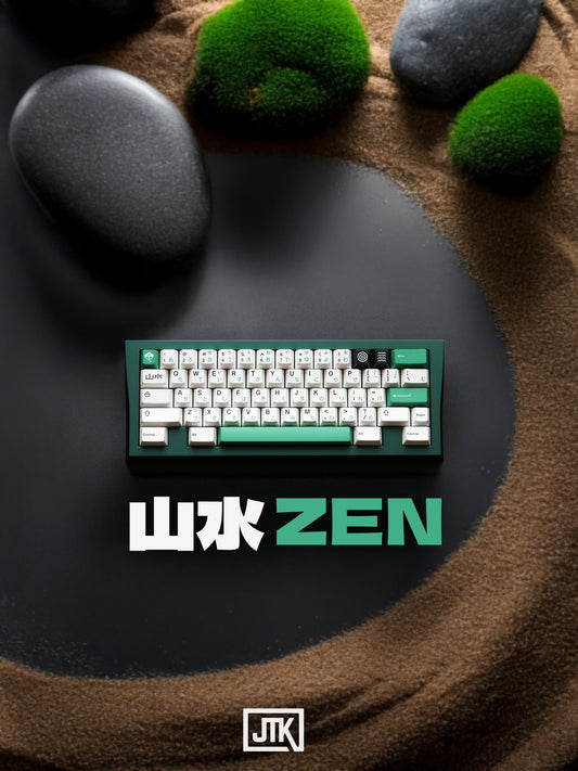 [In-stock] JTK Zen R2 Cherry Profile Doubleshot ABS Keycap Set
