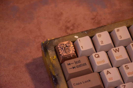 [In-stock] Retro: Steam Age Cherry Profile Keycaps