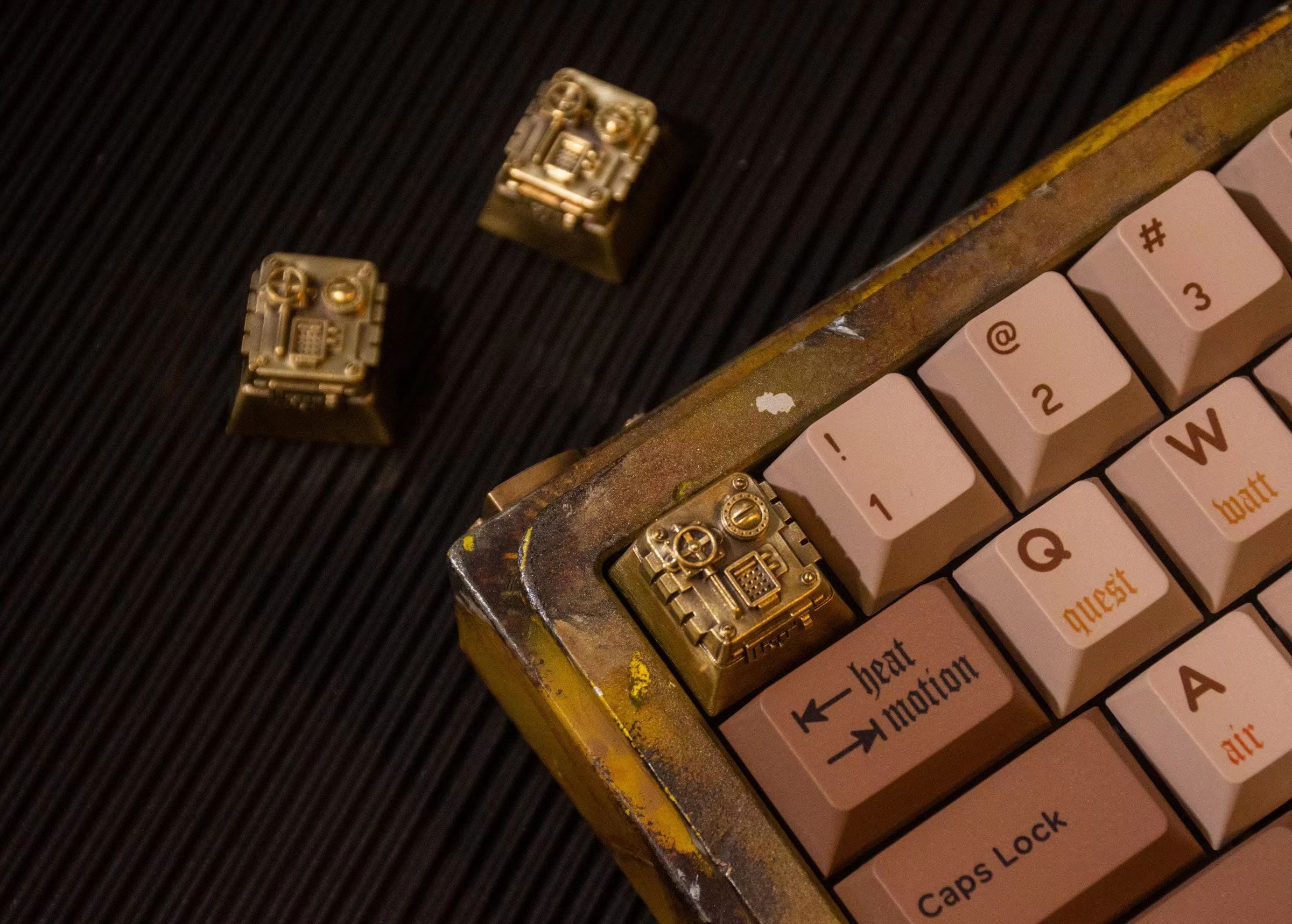 In-stock] Retro: Steam Age Cherry Profile Keycaps – ClickClack
