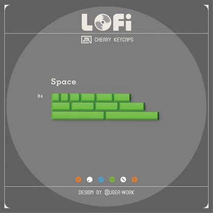 [In-stock] JTK LOFI Cherry Profile Doubleshot ABS Keycap Set