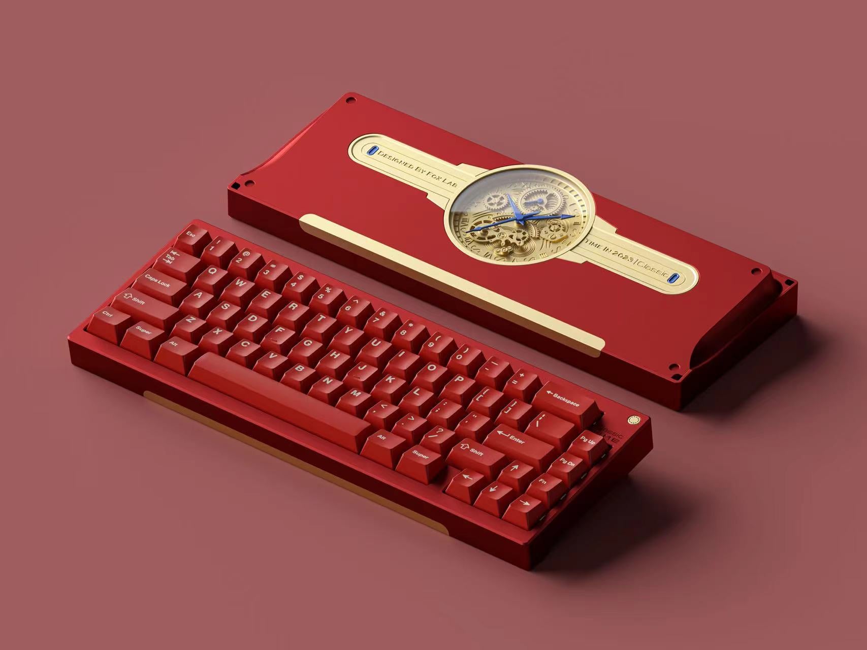 In-Stock] Fox Lab Time65 Mechanical Keyboard Kit Extras