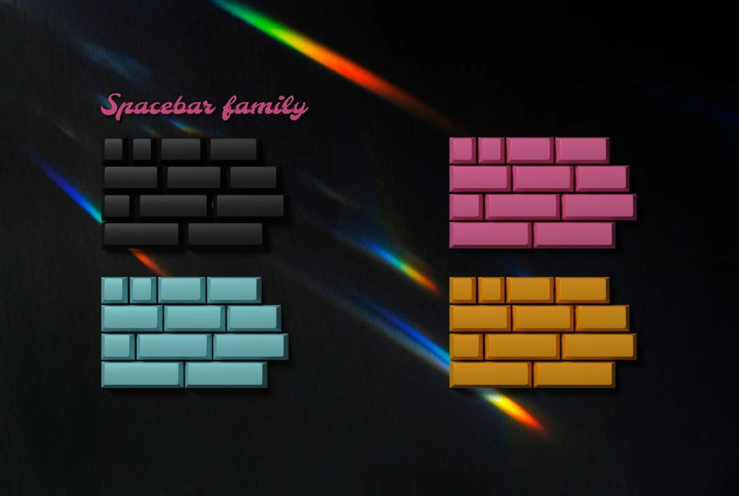 JTK NightLife Cherry Profile ABS Tripeshot Keycap Set