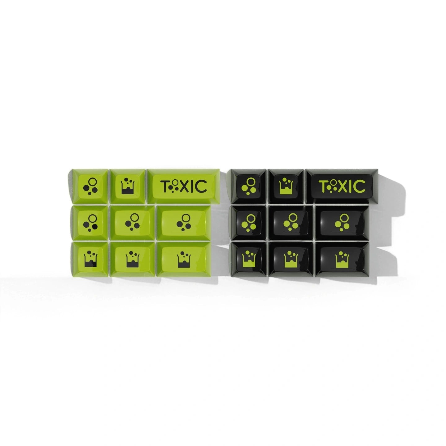 [In-stock] JTK TOXIC HSA Profile ABS Doubleshot Glossy Surface Keycap Set