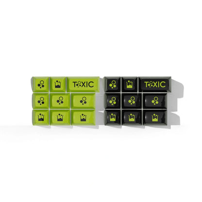 [In-stock] JTK TOXIC HSA Profile ABS Doubleshot Glossy Surface Keycap Set