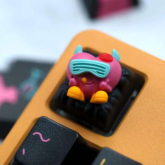 JTK NightLife Cherry Profile ABS Tripeshot Keycap Set