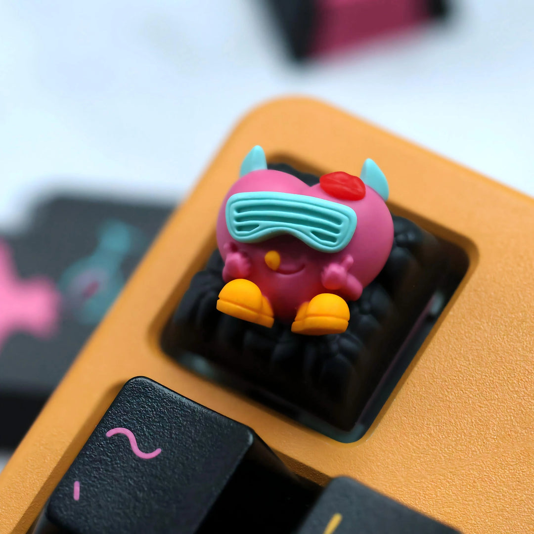 JTK NightLife Cherry Profile ABS Tripeshot Keycap Set