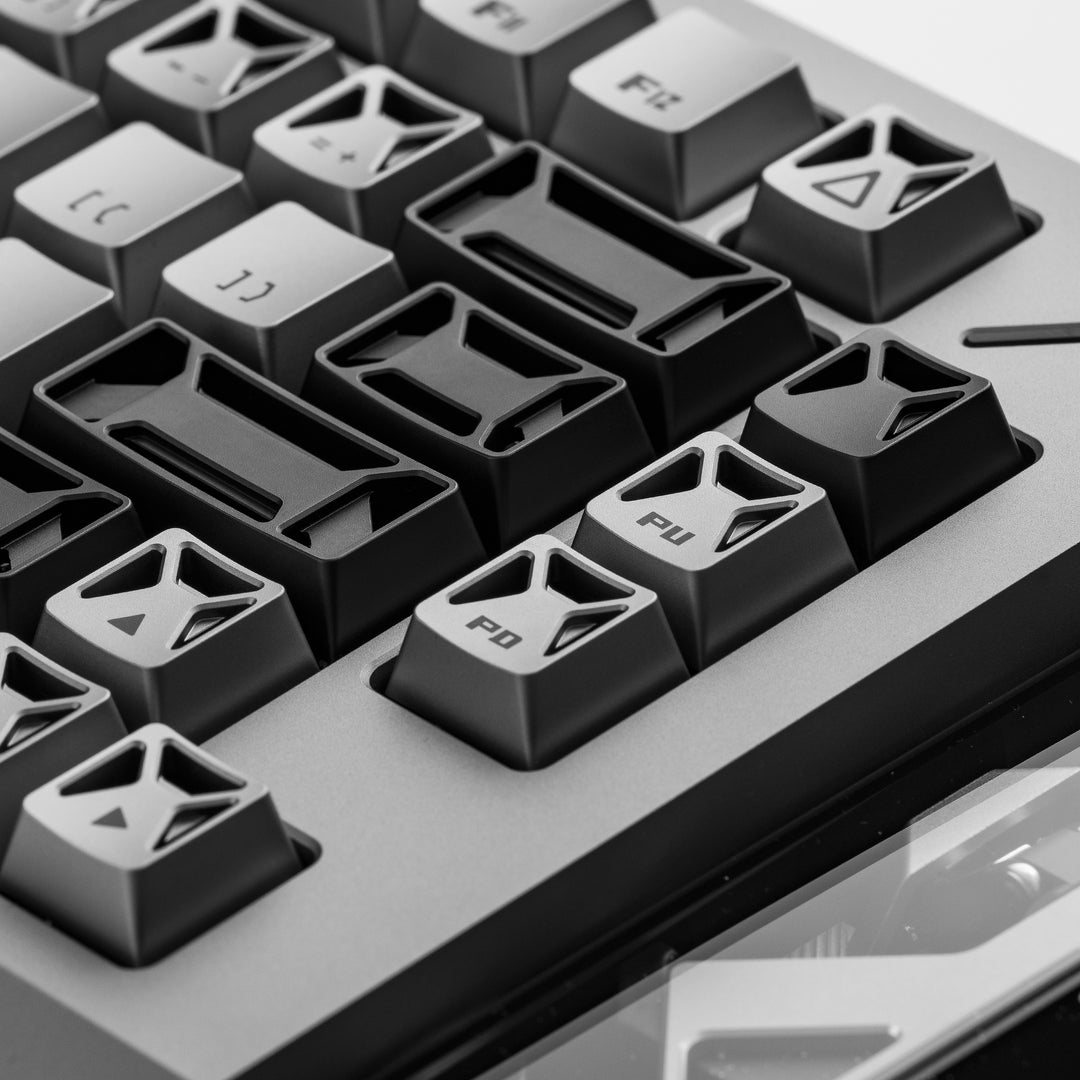 [GB]NOOIR N² Metal Keycaps | Aluminum Alloy CNC Machined | Anodized | Hollow Design