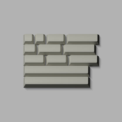 [In-stock] JTK Beige Cherry Profile PBT&ABS Tripeshot Keycap Set