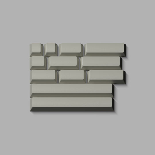 [In-stock] JTK Beige Cherry Profile PBT&ABS Tripeshot Keycap Set