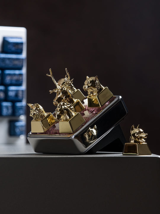 [GB] Awekeys Wild Ice Metal Keycaps Set