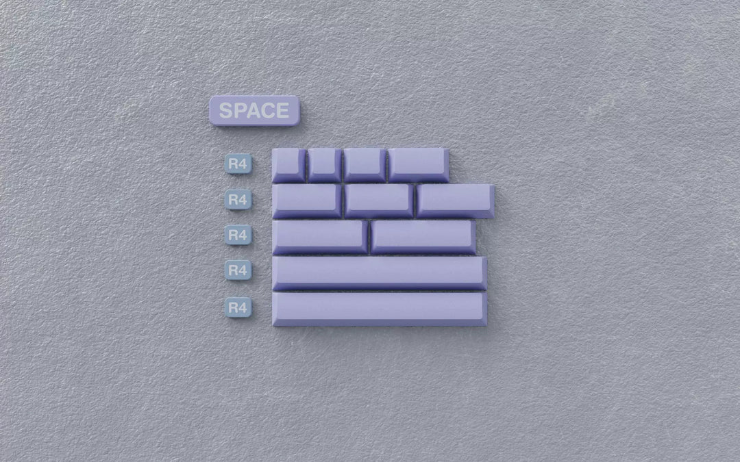 JTK Illusion Cherry Profile ABS Doubleshot Keycap Set