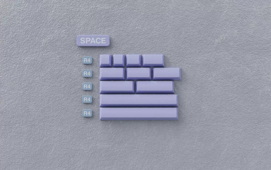 JTK Illusion Cherry Profile ABS Doubleshot Keycap Set