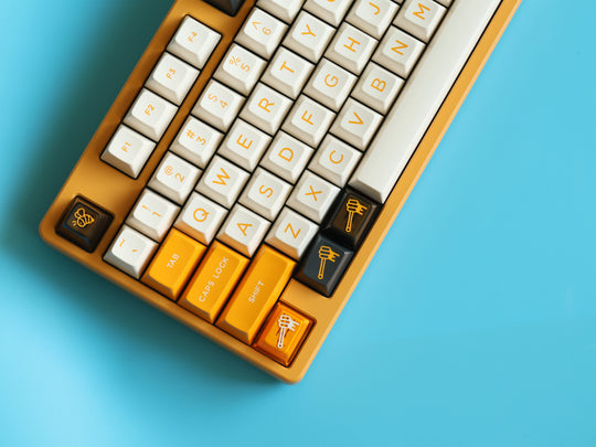 [In-stock] JTK HSA Bee Keeping ABS Doubleshot Glossy Surface Keycap Set
