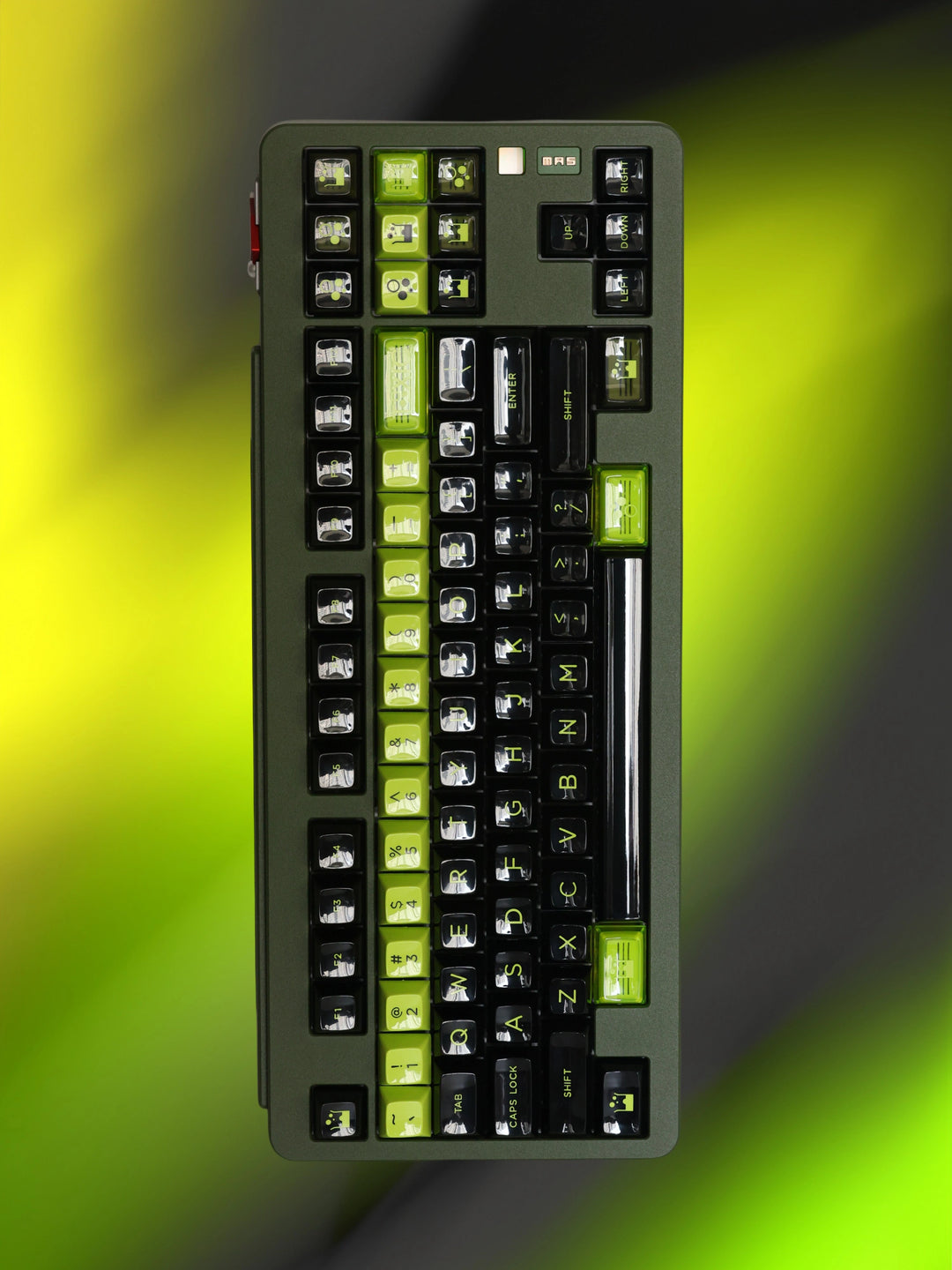 [In-stock] JTK TOXIC HSA Profile ABS Doubleshot Glossy Surface Keycap Set