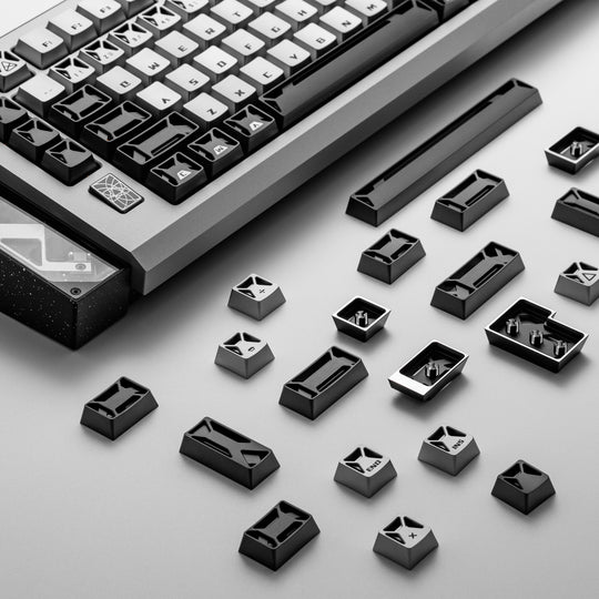 [GB]NOOIR N² Metal Keycaps | Aluminum Alloy CNC Machined | Anodized | Hollow Design