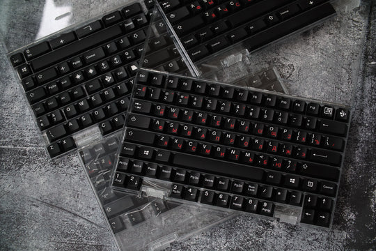 [In-stock] JTK RUSSIAN Cherry Profile Doubleshot ABS Keycap Set