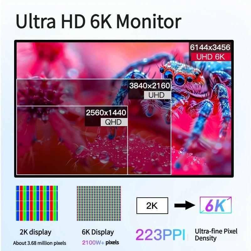 [In-stock] Kuycon G32P 6K 32-inch IPS Black Monitor