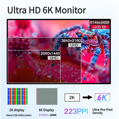 Kuycon G32P 6K 32-inch IPS Black Monitor