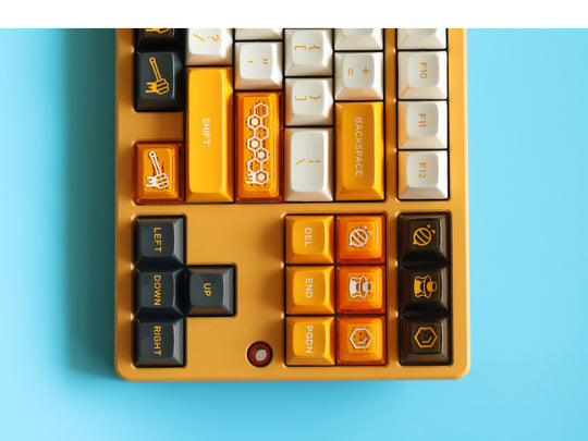 [In-stock] JTK HSA Bee Keeping ABS Doubleshot Glossy Surface Keycap Set