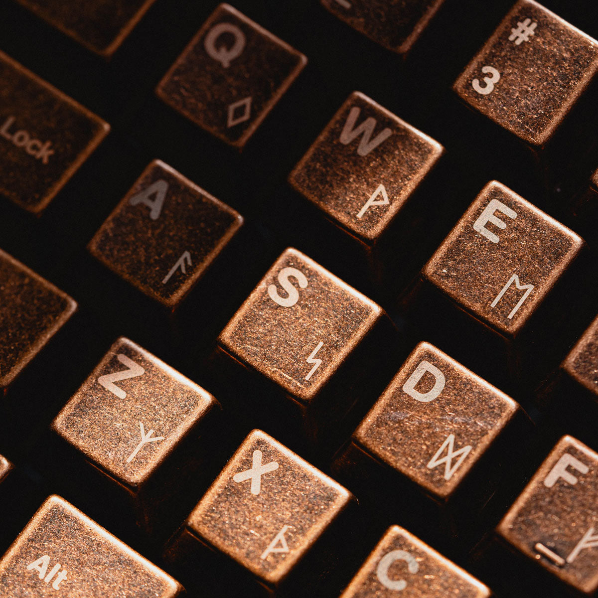 [GB] Awekeys Viking Antiques Full Metal Keycaps - Base Kit