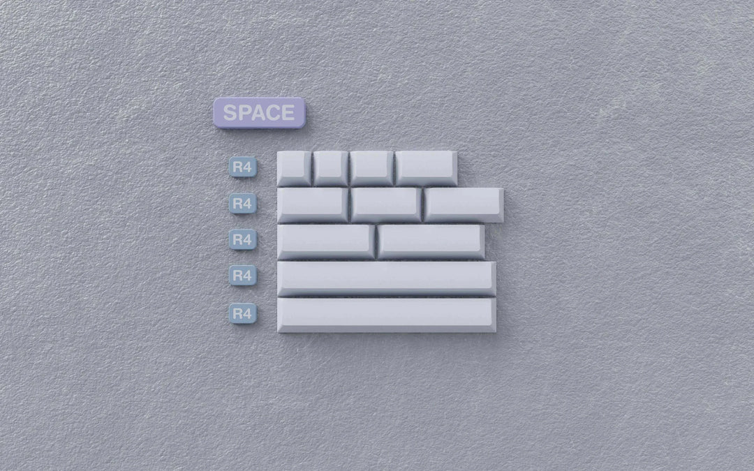 JTK Illusion Cherry Profile ABS Doubleshot Keycap Set