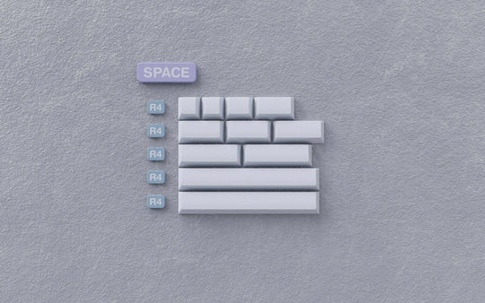 JTK Illusion Cherry Profile ABS Doubleshot Keycap Set