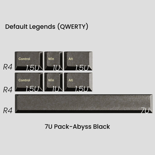 [GB] Awekeys Wild Ice Metal Keycaps Set