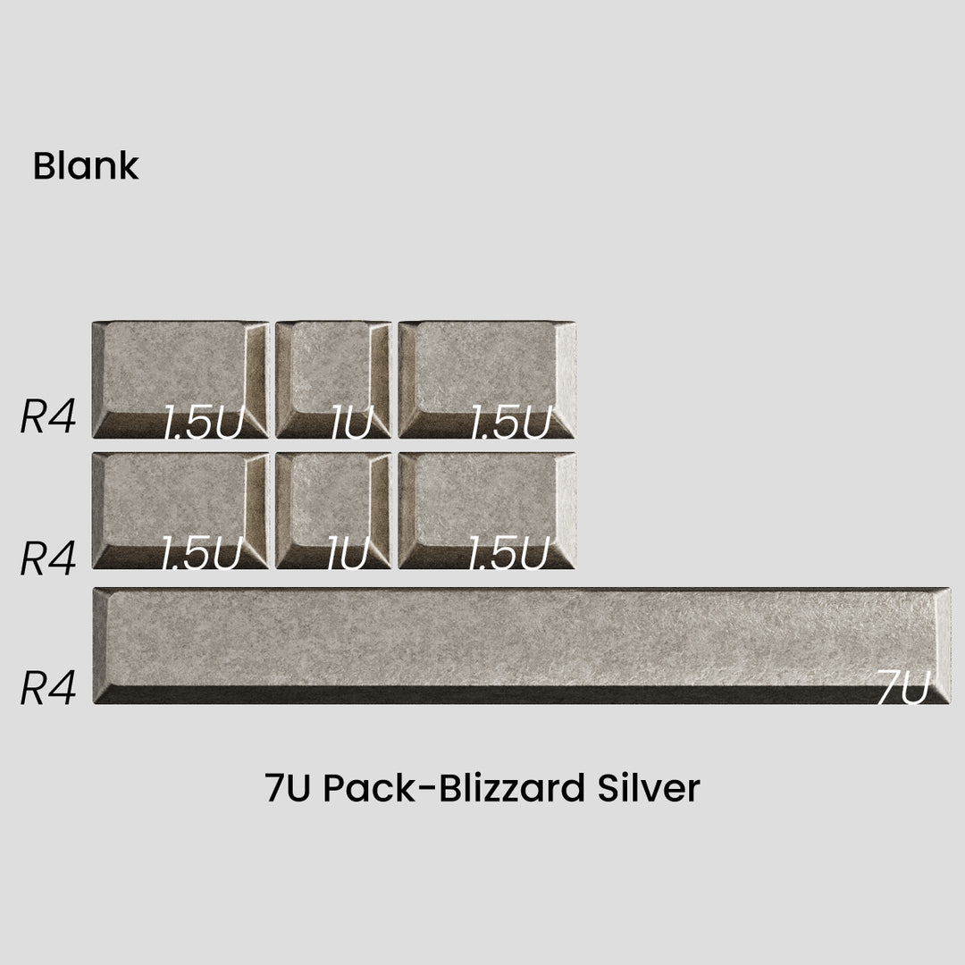 [GB] Awekeys Wild Ice Metal Keycaps Set