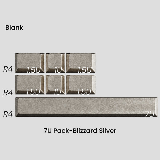 [GB] Awekeys Wild Ice Metal Keycaps Set