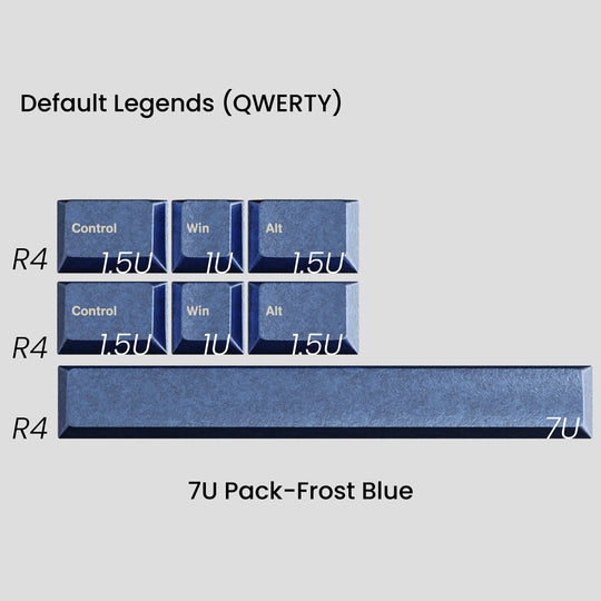 [GB] Awekeys Wild Ice Metal Keycaps Set