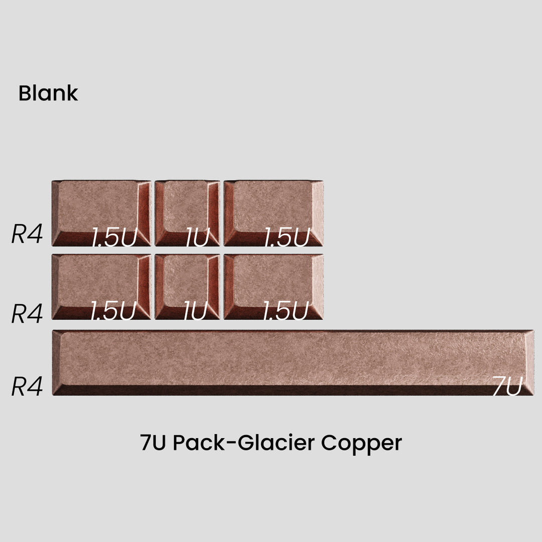 [GB] Awekeys Wild Ice Metal Keycaps Set