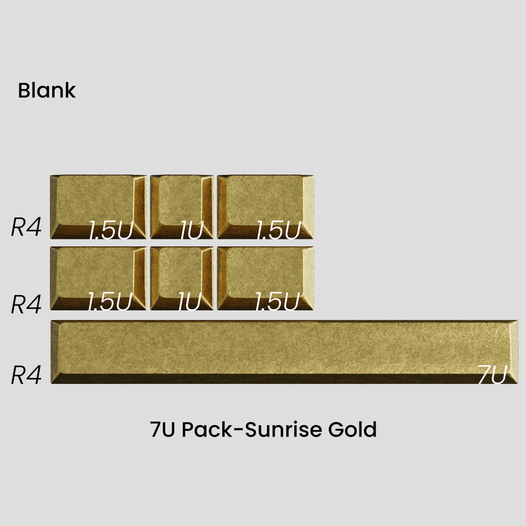 [GB] Awekeys Wild Ice Metal Keycaps Set