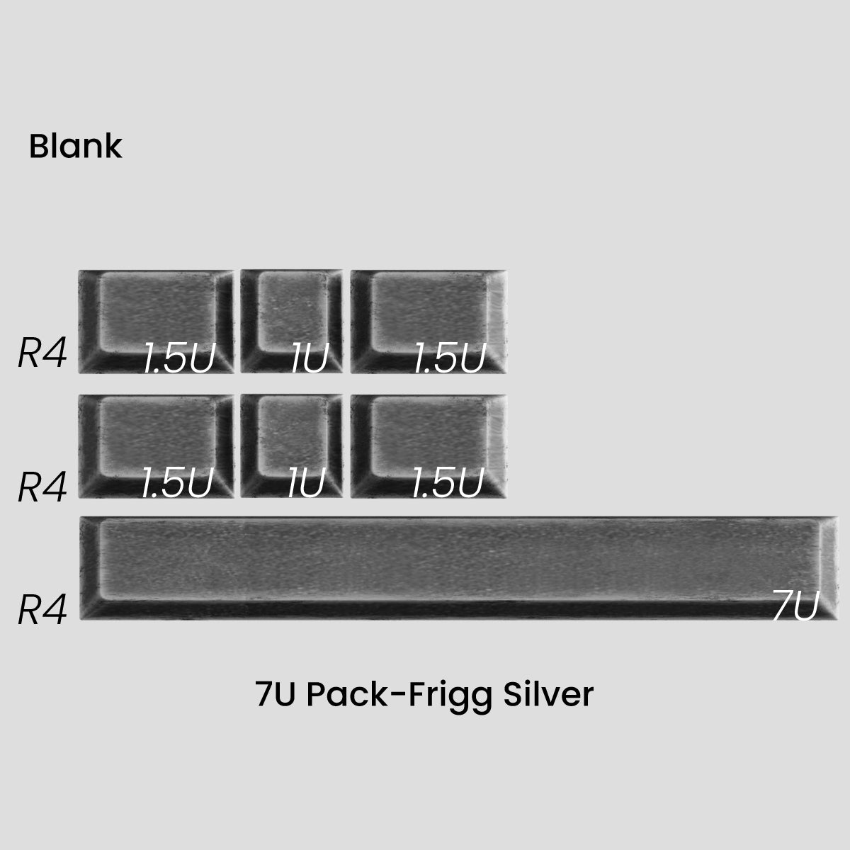[GB] Awekeys Viking Antiques Full Metal Keycaps - Extension Kit