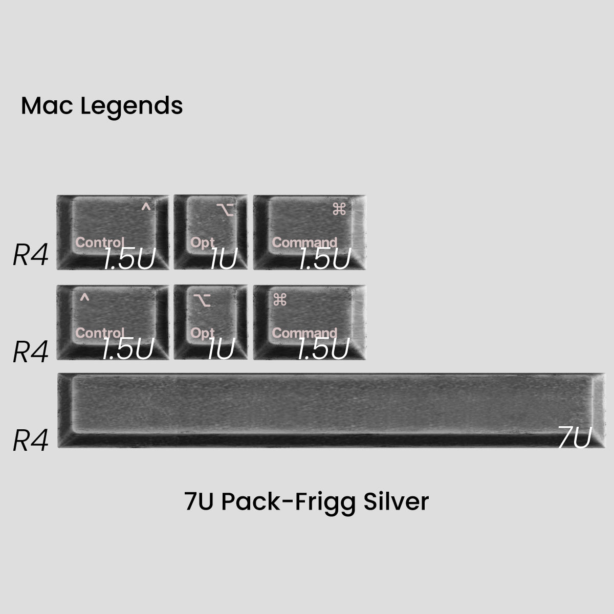 [GB] Awekeys Viking Antiques Full Metal Keycaps - Extension Kit